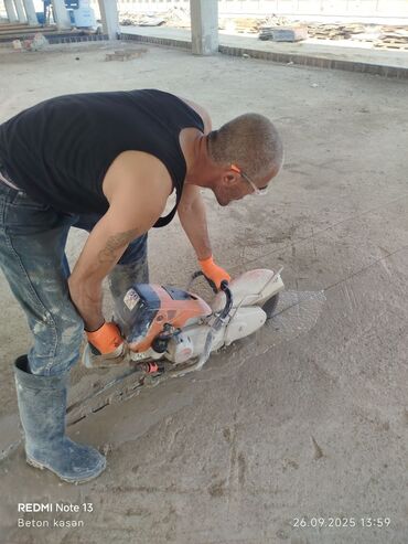 Beton işləri: Beton kəsmə beton deşmə xidməti Karot - HILTI DD 200 / 350 ilə 25 ° — 6