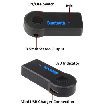 Audio oprema za auto: Wireless Bluetooth Aux Receiver Wireless BLUETOOTH RECEIVER je stereo — 2