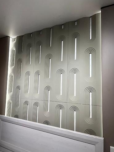 Фасадные 3D панели: Декоративные 3D‑панели для стен и перегородок (двойные на фото в — 3