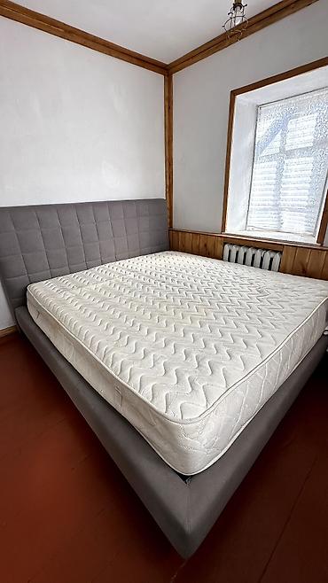 Оңдоп-түзөө жана курулуш: Двуспальная кровать King size с мягким изголовьем и матрасом. Огромная — 2
