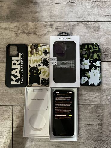 лампы для освещения: IPhone 14 Pro Max, Колдонулган, 128 ГБ, Кара, Коргоочу айнек, Каптама, Куту, 85 %