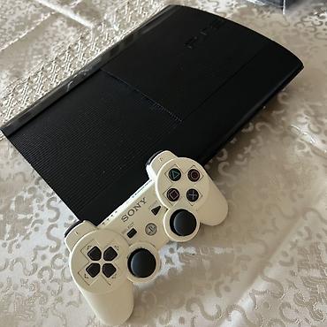 playstatyon 3: Sony PlayStation 3 Super Slim oyun konsolu - Rəng: qara (konsol), ağ — 2