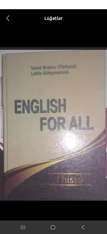Тесты: Vahid ərəbov 
ingilis dili mətn kitabı 1 çi hissəsi