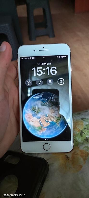 iphon 17: IPhone 8 Plus, 64 GB, Ağ, Barmaq izi — 1