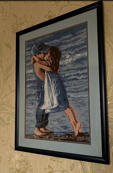 Картины: Картины вышитые крестиком и лентами. Ручная работа. Все картины — 10