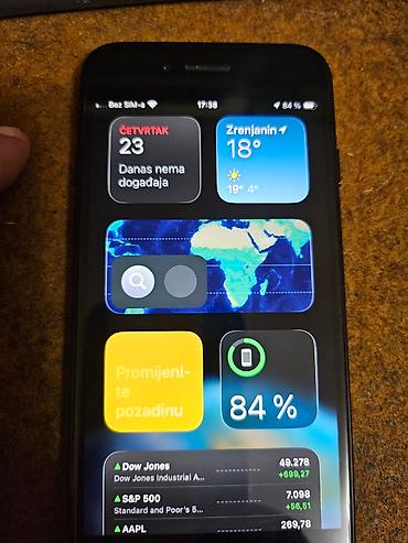 Apple iPhone: IPhone SE 2020 – 64 GB,84%Bhelta crna boja Telefon je polu ispravan — 7