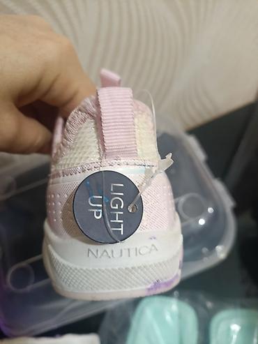 nike react: Кроссовки детские Nautica Light Up - Модель: slip-on без шнурков — 4