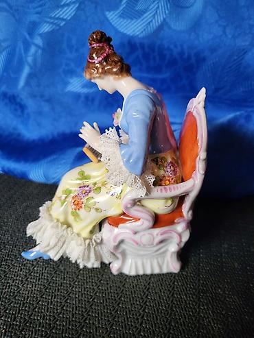 Ostali antikviteti: Antik figura 1907 do 1949g.Muller Volkstedt Drezden cipka na lalafo.rs — 15 Ostali antikviteti: Antik figura 1907 do 1949g.Muller Volkstedt Drezden cipka — 15