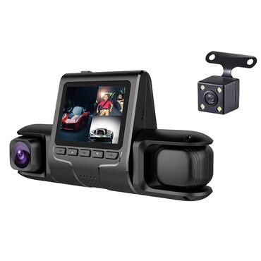 видеокамеры наблюдения видеорегистраторы: Автомобильный видеорегистратор D426 Full HD, 3-канальный