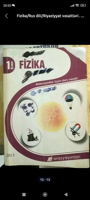 Tədris ədəbiyyatı: 🔵 Rus dili/Riyaziyyat/Fizika vəsaitləri. Ün. Yeni Yasamal 
📎 7 — 12