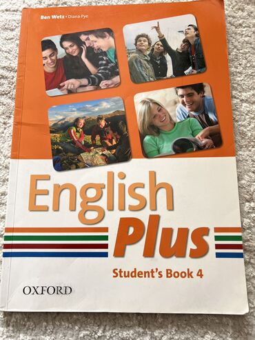 dvd диски с фильмами: Книга ENGLISH PLUS (Student’s Book 4) для 9 класса (Оригинал) Диск в