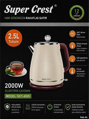 Elektrik çaydan Super Crest SCT-4025 İnformasiya Super Crest SCT-4025