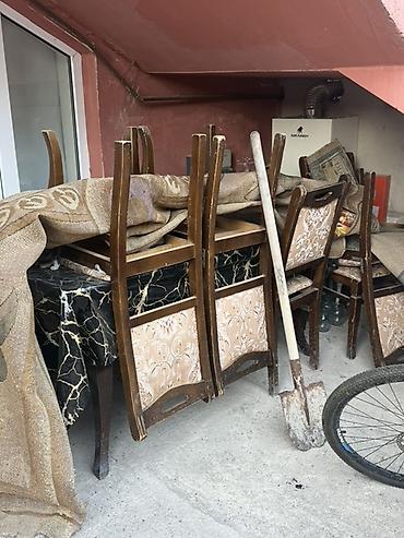bağ divanı: Mebel və məişət əşyaları dəsti - Qonaq otağı üçün iki hissəli yumşaq — 1