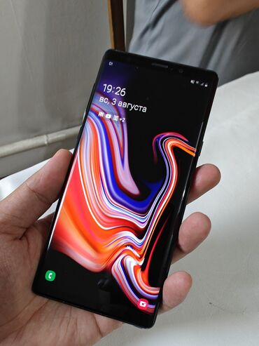 мини самсунг: Samsung Galaxy Note 9, Б/у, 128 ГБ, цвет - Черный, 2 SIM