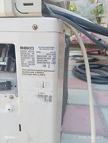 beko kondisioner pultu: Kondisioner Beko, İşlənmiş, 100-dən çox kv. m, Split sistem — 2