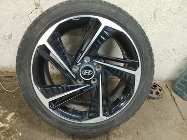 бу колеса на камаз: Дөңгөлөктөр монтажда 225 / 45 / R 18, Кыш, Колдонулган, Комплект, Жеңил унаалар, тешиктери - 4
