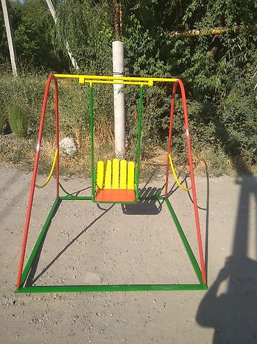 Детские качели: Детские каркасные качели! безопасные, надёжные, практичные! широкие — 9