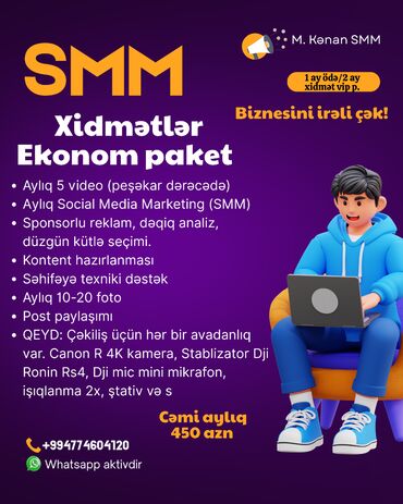 Tikiş: SMM menecer. 30