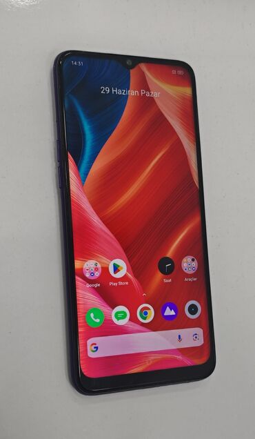 hdd qiymeti: Realme 5, 64 GB, rəng - Çəhrayı, Düyməli, Sensor, Barmaq izi