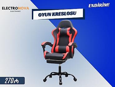 Ofis mebeli: Oyun Kreslosu – Yüksək Komfort & Rahatlıq ✔ Bel və boyun yastığı ✔ — 1