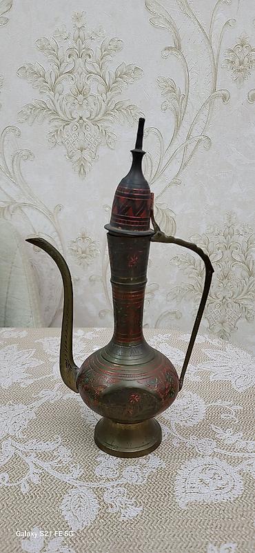 ibrik: Fiqur, Metal, rəng - Qırmızı — 1