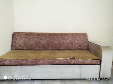 чистый диван: Диван-керебет, түсү - Саргыч боз, Колдонулган