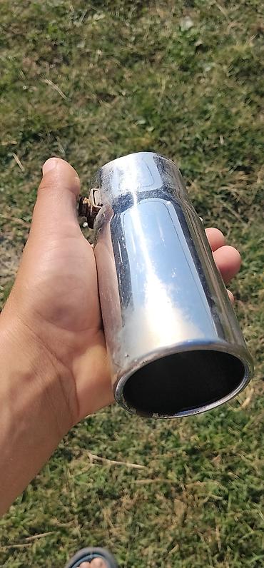 keci satisi: Xrom egzoz ucu (nasadkası) - Material: paslanmayan polad/xrom örtük - — 1