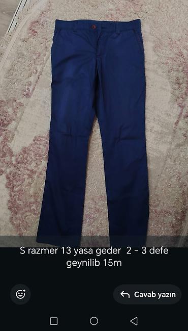 bot kar: Uşaq və qadın geyimləri dəsti 1) Mavi şalvar - Ölçü: S - Yaş qrupu — 1