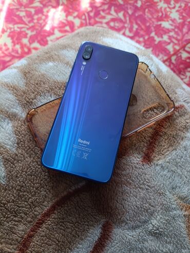 режим 7 а: Xiaomi, Redmi Note 7, Б/у, 64 ГБ, цвет - Голубой, 2 SIM