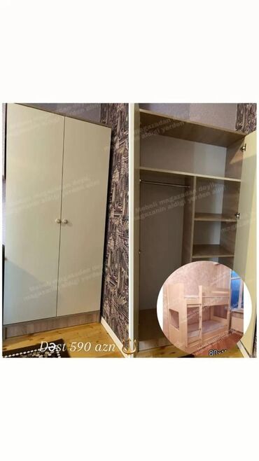 çarpayi: 2 təknəfərlik çarpayı, Dolab, Yeni