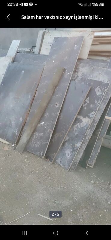 Diktlər: Taxta kalıp/plywood lövhələr dəsti - Beton tökmə və inşaat kalıpları — 4