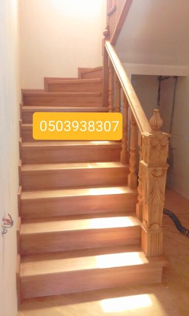 Pilləkən məhəccərləri: Taxta pilləkənlərin sərfəli qiymətdə hazırlanması.Zəmanət var!!! — 12