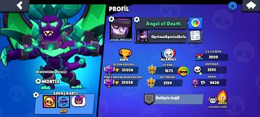 бишкек вип коп: Brawl Stars hesabı – “Angel of Death” Profil göstəriciləri: - Kupa
