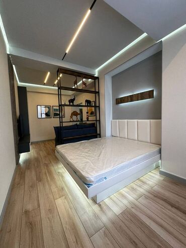 кара балта квартиры: 1 комната, 47 м², Элитка, 2 этаж, Дизайнерский ремонт