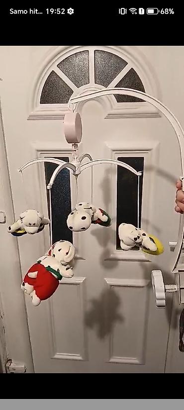 tamaris baletanke: Muzička vrteška za krevetac sa plišanim figurama - Vrteška za bebe sa — 1