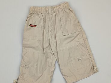 biała bluzka z kołnierzykiem dla dziewczynki: Spodnie 3/4 5-6 lat, Bawełna, stan - Dobry
