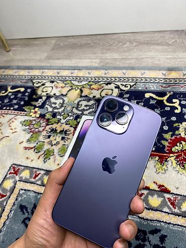 Apple iPhone: IPhone 14 Pro Max, Б/у, 256 ГБ, Deep Purple, 76 % — 9