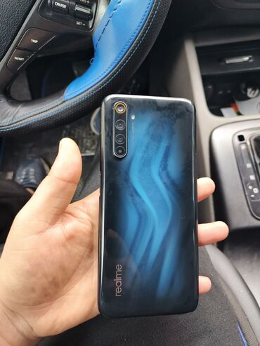 Realme: Realme 6 Pro, 128 GB, rəng - Göy, Sensor, Barmaq izi, İki sim kartlı