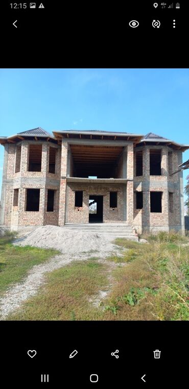 дом в горах бишкек: 385 м², 6 комнат, Свежий ремонт Без мебели
