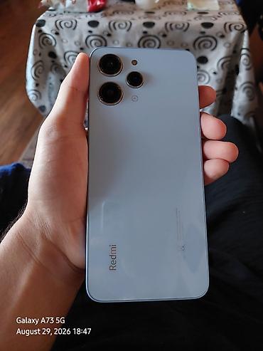 google pixel fold: Redmi 12, 256 GB, rəng - Mavi, Barmaq izi — 3
