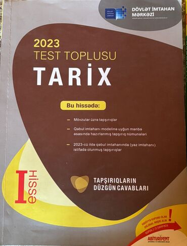 Testlər: Tarix 1ci hissə və coğrafiya 2ci hissə çox az işlənilib təzə