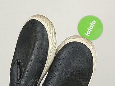 klapki hermes eobuwie: Damskie slip‑ony czarne - Model: wsuwane slip‑ony - Kolor: czarny z — 4