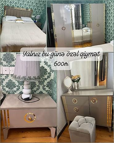 set mebel: Endirim olundu 🛑🛑Yataq dəsti satılır 600₼. Qiymət sondur. *Endirim — 1