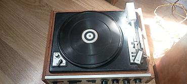 retro gramofon: Akkord 201 ve radiotexnika birlikde yigilmisdir tam işləkdir iyneside — 2