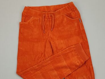 spodenki adidas pomarańczowe: Spodnie dresowe, 9 lat, 128/134, stan - Dobry