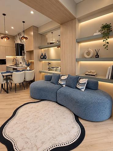 жк element: 2 комнаты, 50 м², Элитка, 14 этаж, Дизайнерский ремонт — 4