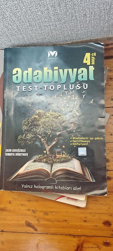 Книги и журналы: Mhm ədəbiyyat test toplusu içi yazılıdır — 1