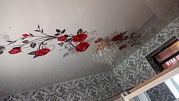 Натяжной потолок: Натяжной потолок Глянцевое, Матовое, 3D потолки Гарантия, Бесплатная консультация, Бесплатный замер — 3