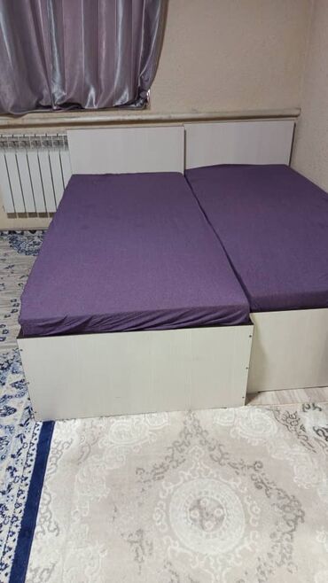 двуспальная кровать с ящиками: Двуспальная кровать с раздельным основанием и спинкой - Конструкция