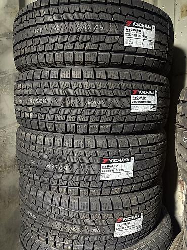 prado 2017: Шины 225 / 55 / R 19, Зима, Новый, Комплект, Внедорожные (АТ/МТ), Япония, Yokohama — 1